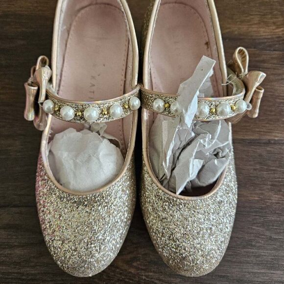 Kelly & Katie Other - kelly katie girl dress heels size 1 Gold/PU
